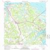 YellowMaps Benns Church VA topo map, 1:24000 Scale, 7.5 X 7.5 Minute, Historical, 1965, Updated 1986, 27 x 22 in - Polypropylene view 1