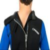 Cressi Med X 2.5 mm Junior Short Sleeves Short Wetsuits, Black/Blue, 3XS view 4