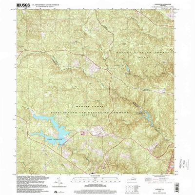 YellowMaps Joplin VA topo map, 1:24000 Scale, 7.5 X 7.5 Minute, Historical, 1997, Updated 2000, 26.8 x 22 in - Tyvek