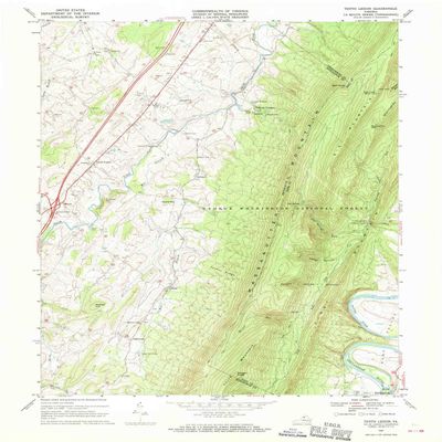 YellowMaps Tenth Legion VA topo map, 1:24000 Scale, 7.5 X 7.5 Minute, Historical, 1967, Updated 1970, 26.9 x 22.1 in - Polypropylene