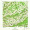 YellowMaps Gate City VA topo map, 1:24000 Scale, 7.5 X 7.5 Minute, Historical, 1938, Updated 1965, 27 x 22 in - Tyvek view 1