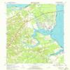 YellowMaps Dahlgren VA topo map, 1:24000 Scale, 7.5 X 7.5 Minute, Historical, 1968, Updated 1972, 26.9 x 22.1 in - Polypropylene view 1