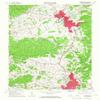YellowMaps Blacksburg VA topo map, 1:24000 Scale, 7.5 X 7.5 Minute, Historical, 1965, Updated 1966, 27 x 22.1 in - Polypropylene view 1