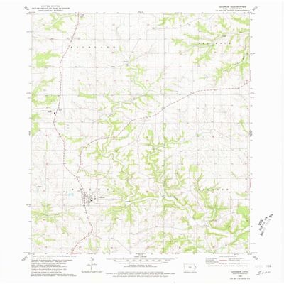 YellowMaps Andrew IA topo map, 1:24000 Scale, 7.5 X 7.5 Minute, Historical, 1980, Updated 1981, 26.9 x 22 in - Polypropylene