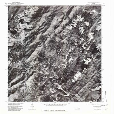 YellowMaps Schuyler VA topo map, 1:24000 Scale, 7.5 X 7.5 Minute, Historical, 1979, Updated 1982, 26.8 x 21.9 in - Polypropylene