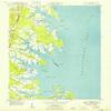YellowMaps Fleets Bay VA topo map, 1:24000 Scale, 7.5 X 7.5 Minute, Historical, 1949, 27 x 22 in - Polypropylene view 1