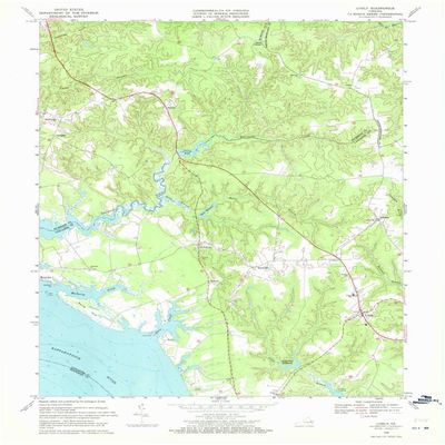 YellowMaps Lively VA topo map, 1:24000 Scale, 7.5 X 7.5 Minute, Historical, 1968, Updated 1971, 27 x 22.1 in - Polypropylene