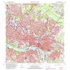 YellowMaps Richmond VA topo map, 1:24000 Scale, 7.5 X 7.5 Minute, Historical, 1964, Updated 1987, 26.9 x 22 in - Polypropylene view 1