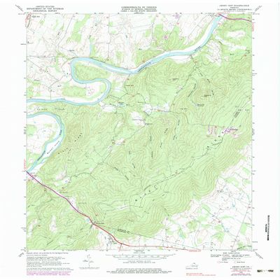 YellowMaps Ashby Gap VA topo map, 1:24000 Scale, 7.5 X 7.5 Minute, Historical, 1970, Updated 1983, 27 x 22 in - Polypropylene