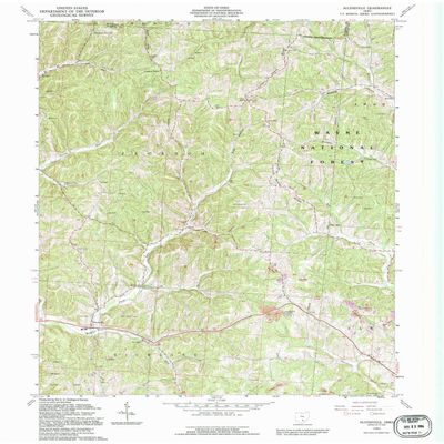 YellowMaps Allensville OH topo map, 1:24000 Scale, 7.5 X 7.5 Minute, Historical, 1992, Updated 1994, 26.8 x 21.9 in - Tyvek