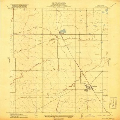 YellowMaps Williams CA topo map, 1:31680 Scale, 7.5 X 7.5 Minute, Historical, 1918, 19.9 x 16.4 in - Polypropylene