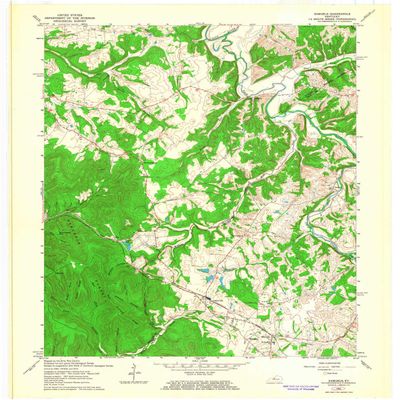 YellowMaps Samuels KY topo map, 1:24000 Scale, 7.5 X 7.5 Minute, Historical, 1962, Updated 1964, 27.4 x 23.1 in - Tyvek