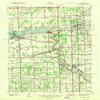 Belleville MI topo map, 1:24000 Scale, 7.5 X 7.5 Minute, Historical, 1942, Updated 1942, 27 x 20.8 in - Polypropylene view 1