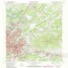 YellowMaps Charlottesville East VA topo map, 1:24000 Scale, 7.5 X 7.5 Minute, Historical, 1973, Updated 1987, 26.8 x 22.1 in - Polypropylene view 1