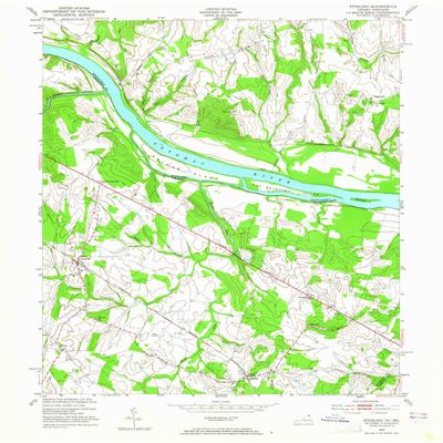 YellowMaps Sterling VA topo map, 1:24000 Scale, 7.5 X 7.5 Minute, Historical, 1952, Updated 1965, 27 x 22 in - Tyvek
