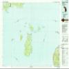 YellowMaps Beaver Island MI topo map, 1:100000 Scale, 30 X 60 Minute, Historical, 1984, Updated 1989, 24.1 x 37.3 in - Polypropylene view 1