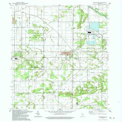 YellowMaps Wheatfield in topo map, 1:24000 Scale, 7.5 X 7.5 Minute, Historical, 1992, Updated 1992, 26.9 x 22.1 in - Polypropylene