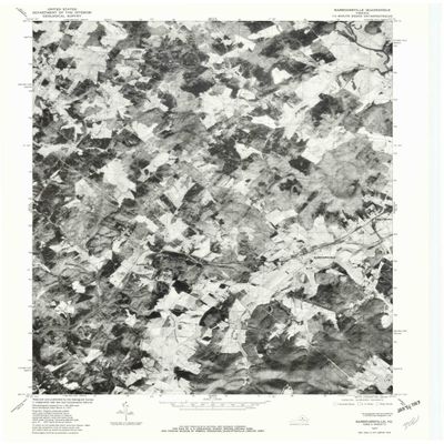 YellowMaps Barboursville VA topo map, 1:24000 Scale, 7.5 X 7.5 Minute, Historical, 1977, Updated 1982, 26.8 x 21.9 in - Polypropylene