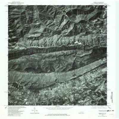 YellowMaps Ewing VA topo map, 1:24000 Scale, 7.5 X 7.5 Minute, Historical, 1976, Updated 1981, 26.8 x 22 in - Polypropylene