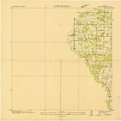 YellowMaps Melber KY topo map, 1:24000 Scale, 7.5 X 7.5 Minute, Historical, 1936, 26.9 x 22 in - Tyvek