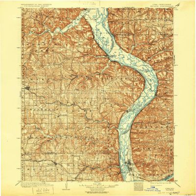 YellowMaps Waukon IA topo map, 1:125000 Scale, 30 X 30 Minute, Historical, 1903, Updated 1929, 19.8 x 16.5 in - Polypropylene