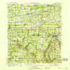 YellowMaps Attica NY topo map, 1:62500 Scale, 15 X 15 Minute, Historical, 1949, Updated 1953, 20.9 x 17 in - Polypropylene view 1
