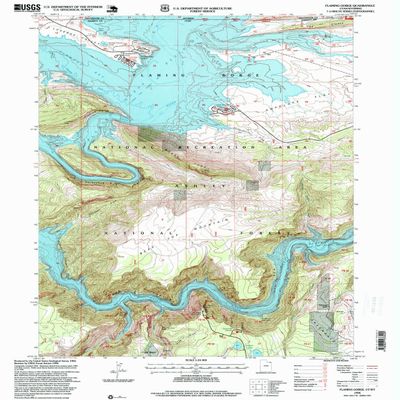 YellowMaps Flaming George UT topo map, 1:24000 Scale, 7.5 X 7.5 Minute, Historical, 1996, Updated 1999, 26.6 x 21.9 in - Polypropylene