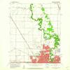 YellowMaps Fargo North ND topo map, 1:24000 Scale, 7.5 X 7.5 Minute, Historical, 1959, Updated 1960, 26.9 x 22 in - Polypropylene