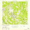 YellowMaps Blackstone VA topo map, 1:24000 Scale, 7.5 X 7.5 Minute, Historical, 1951, Updated 1958, 29.7 x 22 in - Tyvek view 1