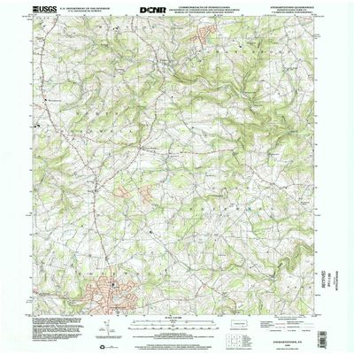 YellowMaps Stewartstown PA topo map, 1:24000 Scale, 7.5 X 7.5 Minute, Historical, 1999, Updated 2002, 27 x 22 in - Polypropylene