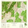 YellowMaps Roanoke VA topo map, 1:250000 Scale, 1 X 2 Degree, Historical, 1959, 24.1 x 32 in - Polypropylene view 1
