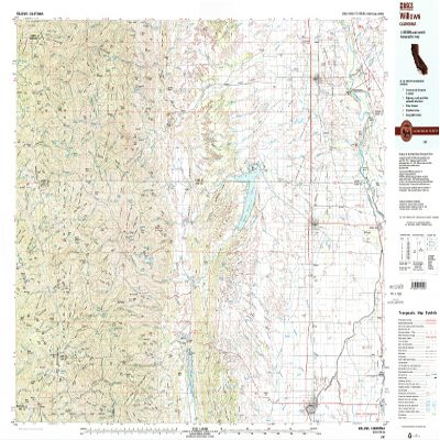 Willows CA topo map, 1:100000 Scale, 30 X 60 Minute, Historical, 1987, Updated 1988, 23.9 x 40.3 in - Polypropylene