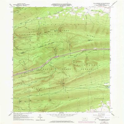 YellowMaps Williamsport SE PA topo map, 1:24000 Scale, 7.5 X 7.5 Minute, Historical, 1965, Updated 1973, 26.9 x 22.1 in - Tyvek