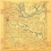 YellowMaps Fredericksburg VA topo map, 1:125000 Scale, 30 X 30 Minute, Historical, 1894, Updated 1910, 19.8 x 16.4 in - Tyvek view 1