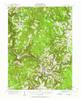 YellowMaps Confluence PA topo map, 1:62500 Scale, 15 X 15 Minute, Historical, 1931, Updated 1963, 21 x 17 in - Polypropylene view 1