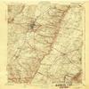 YellowMaps Winchester VA topo map, 1:62500 Scale, 15 X 15 Minute, Historical, 1942, 19.9 x 16.4 in - Polypropylene view 1