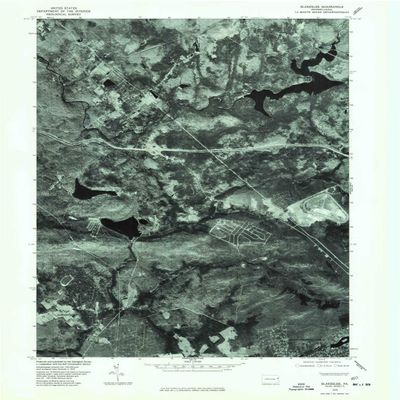 YellowMaps Blakeslee PA topo map, 1:24000 Scale, 7.5 X 7.5 Minute, Historical, 1976, Updated 1978, 26.7 x 21.9 in - Tyvek