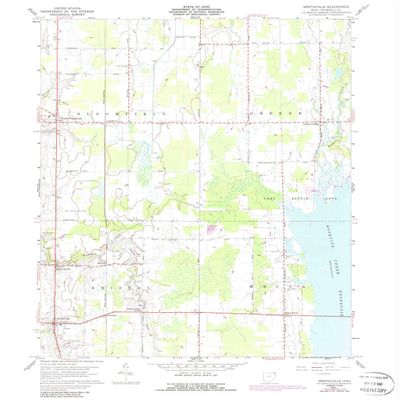YellowMaps Bristolville OH topo map, 1:24000 Scale, 7.5 X 7.5 Minute, Historical, 1960, Updated 1988, 26.9 x 22.1 in - Tyvek