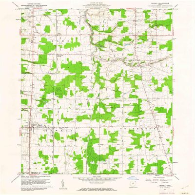 Orwell OH topo map, 1:24000 Scale, 7.5 X 7.5 Minute, Historical, 1960, Updated 1962, 26.9 x 22.1 in - Tyvek