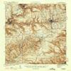 YellowMaps Ridgway PA topo map, 1:62500 Scale, 15 X 15 Minute, Historical, 1944, Updated 1947, 20.7 x 15.4 in - Polypropylene view 1