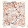 YellowMaps Delaware Water Gap PA topo map, 1:62500 Scale, 15 X 15 Minute, Historical, 1936, Updated 1966, 20.9 x 17 in - Polypropylene view 1