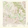 YellowMaps Fort Cobb OK topo map, 1:62500 Scale, 15 X 15 Minute, Historical, 1951, Updated 1983, 22.2 x 18 in - Polypropylene view 1
