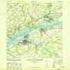 YellowMaps Beverly NJ topo map, 1:24000 Scale, 7.5 X 7.5 Minute, Historical, 1947, 28.8 x 22 in - Polypropylene view 1