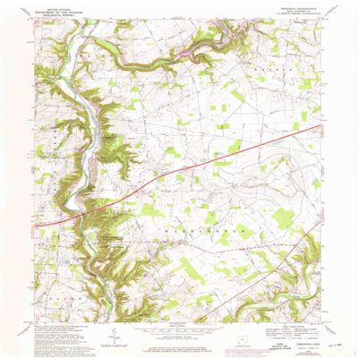 YellowMaps Oregonia OH topo map, 1:24000 Scale, 7.5 X 7.5 Minute, Historical, 1968, Updated 1976, 26.9 x 22.1 in - Polypropylene
