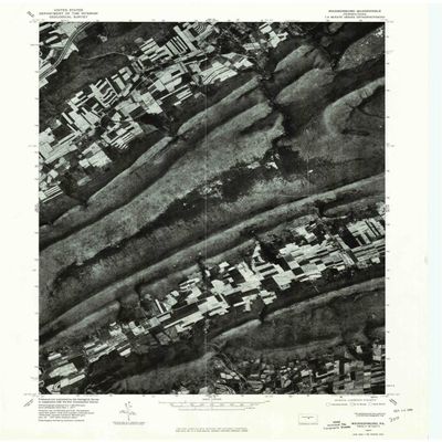 YellowMaps Madisonburg PA topo map, 1:24000 Scale, 7.5 X 7.5 Minute, Historical, 1977, Updated 1979, 26.8 x 21.9 in - Polypropylene