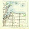 YellowMaps Point Place OH topo map, 1:31680 Scale, 7.5 X 7.5 Minute, Historical, 1938, 20 x 16.5 in - Polypropylene view 1