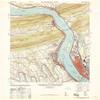YellowMaps Harrisburg West PA topo map, 1:24000 Scale, 7.5 X 7.5 Minute, Historical, 1947, Updated 1947, 29 x 22.1 in - Tyvek view 1