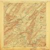 YellowMaps Natural Bridge VA topo map, 1:125000 Scale, 30 X 30 Minute, Historical, 1894, Updated 1905, 19.9 x 16.4 in - Tyvek view 1