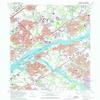 YellowMaps Beverly NJ topo map, 1:24000 Scale, 7.5 X 7.5 Minute, Historical, 1966, Updated 1974, 26.9 x 22.1 in - Polypropylene view 1