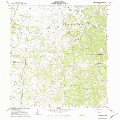 YellowMaps Clearport OH topo map, 1:24000 Scale, 7.5 X 7.5 Minute, Historical, 1961, Updated 1984, 26.9 x 22 in - Polypropylene